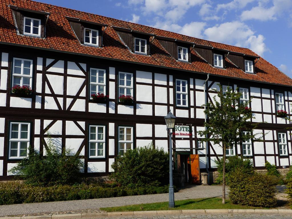 Hotel Zum Brauhaus เควดลินบวร์ก ภายนอก รูปภาพ