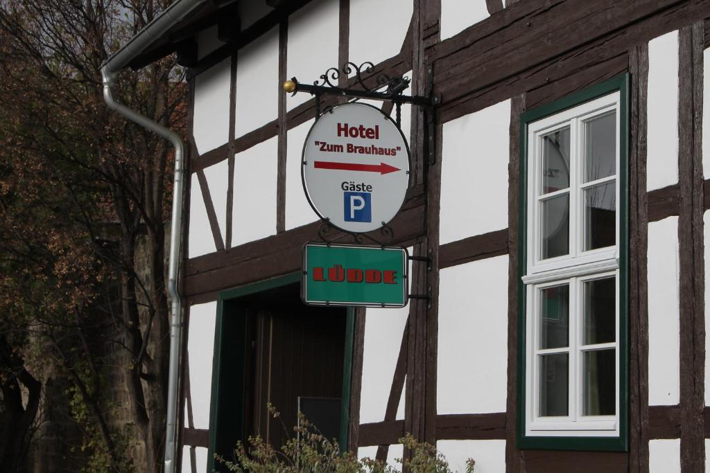 Hotel Zum Brauhaus เควดลินบวร์ก ภายนอก รูปภาพ