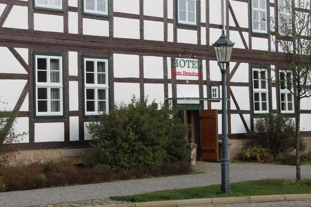 Hotel Zum Brauhaus เควดลินบวร์ก ภายนอก รูปภาพ