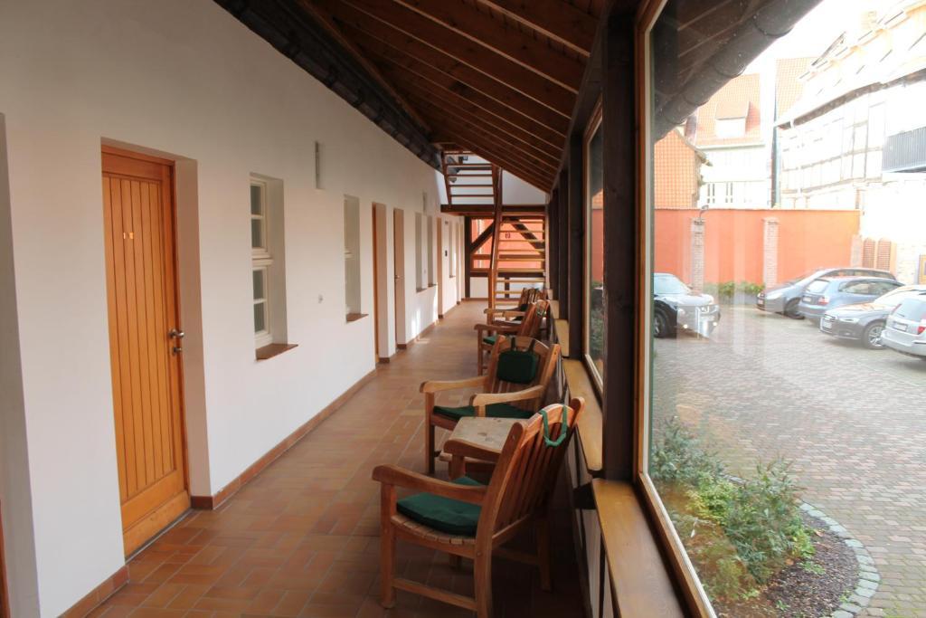 Hotel Zum Brauhaus เควดลินบวร์ก ภายนอก รูปภาพ