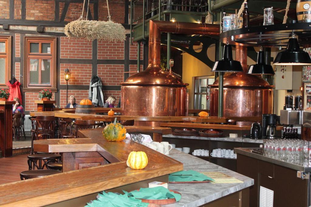 Hotel Zum Brauhaus เควดลินบวร์ก ภายนอก รูปภาพ