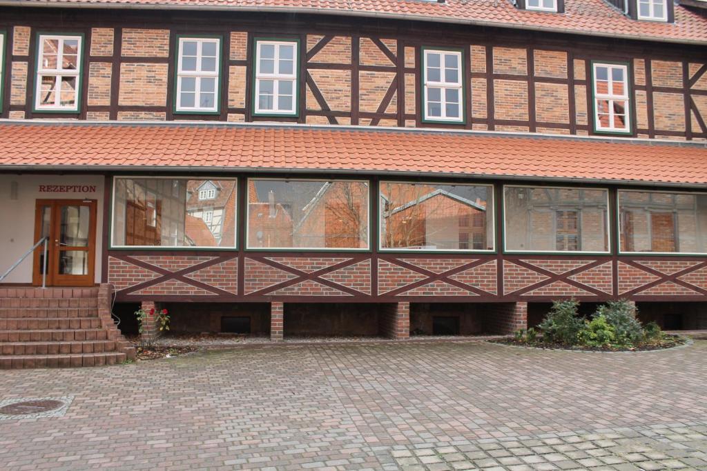 Hotel Zum Brauhaus เควดลินบวร์ก ภายนอก รูปภาพ