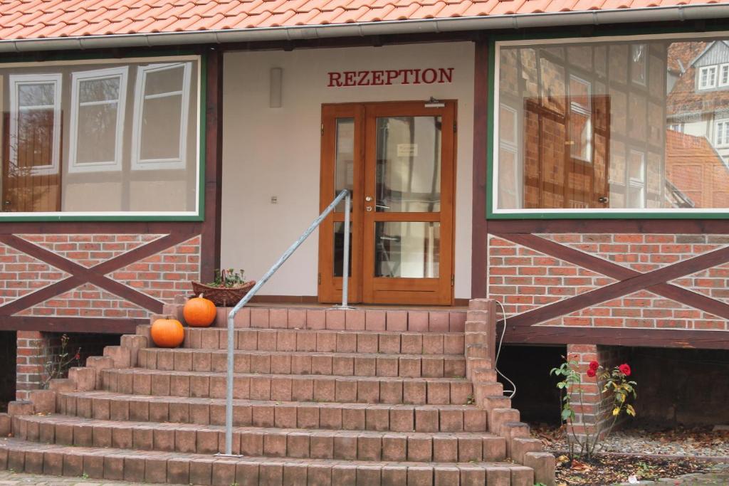 Hotel Zum Brauhaus เควดลินบวร์ก ภายนอก รูปภาพ