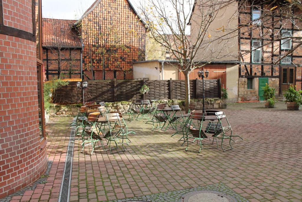 Hotel Zum Brauhaus เควดลินบวร์ก ภายนอก รูปภาพ