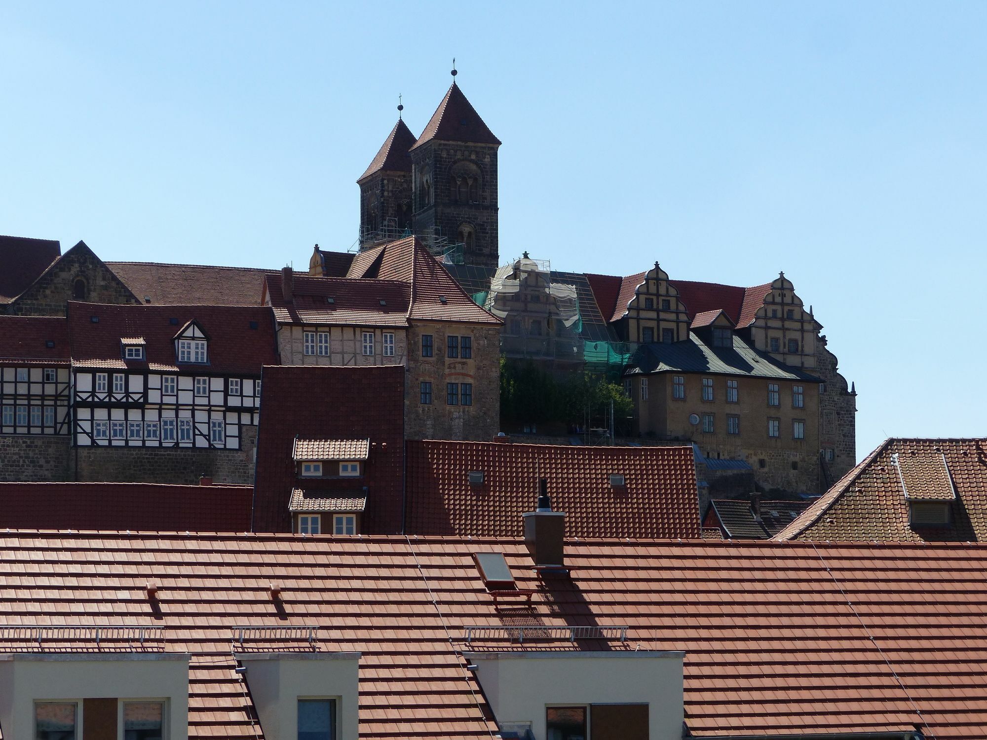 Hotel Zum Brauhaus เควดลินบวร์ก ภายนอก รูปภาพ