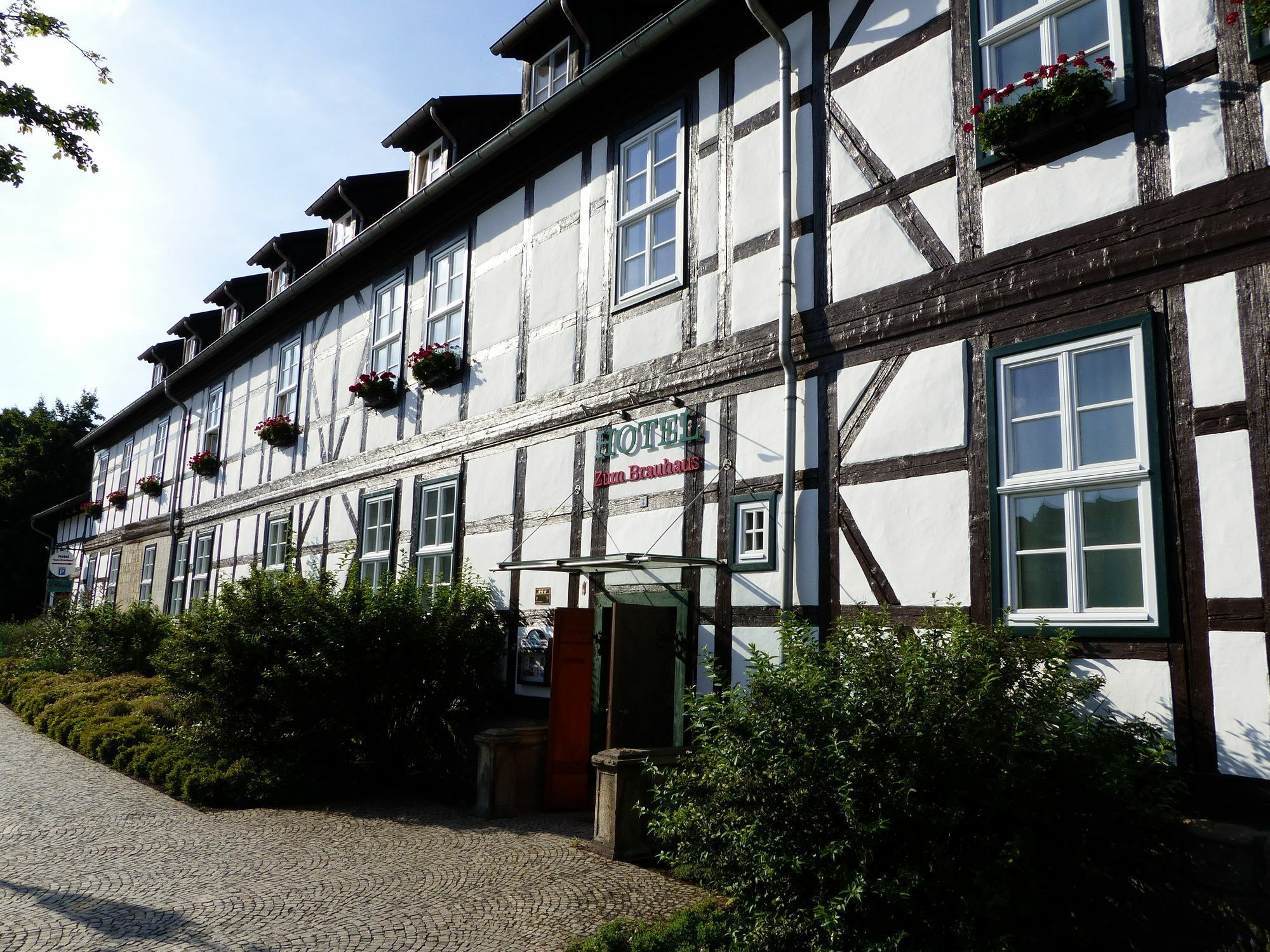 Hotel Zum Brauhaus เควดลินบวร์ก ภายนอก รูปภาพ